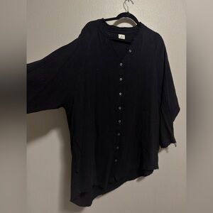 Black Button-Up Shirt